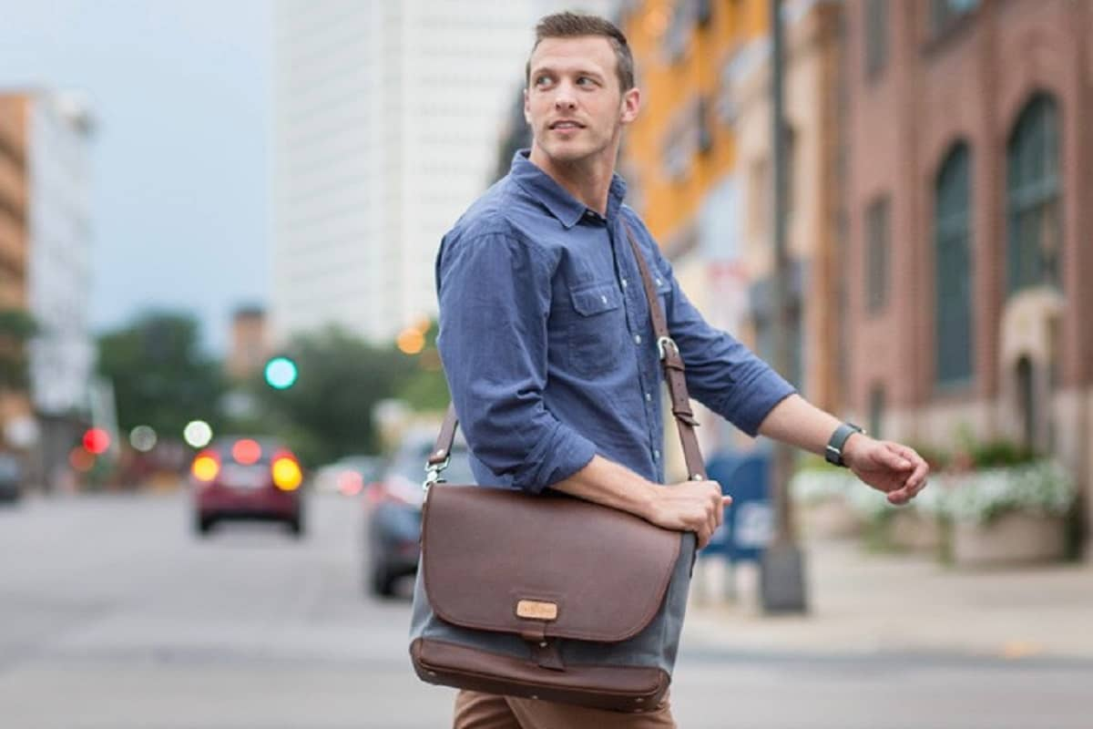  Buy leather messenger bag for men + Great Price 