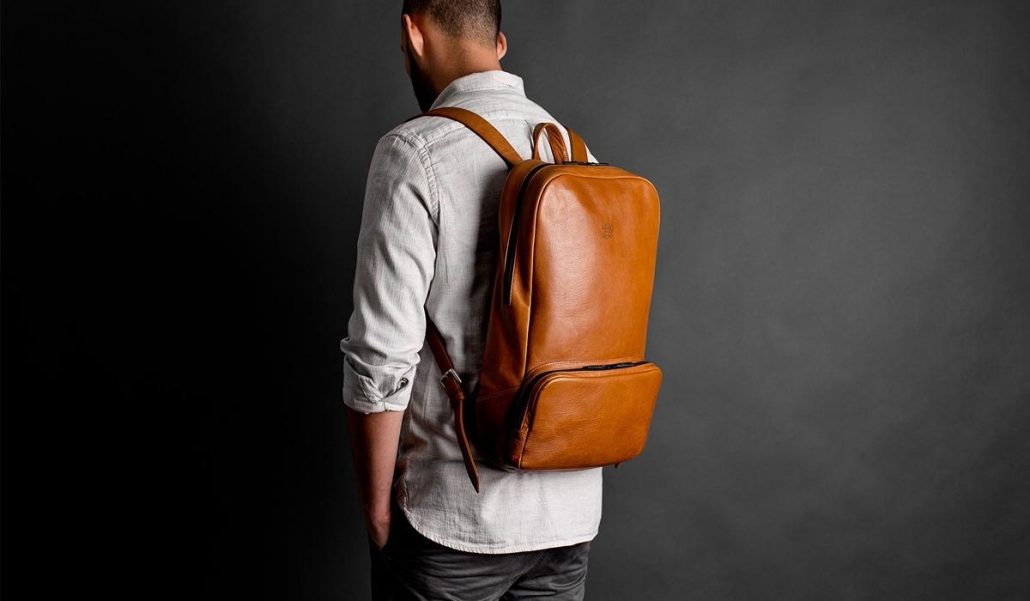  buy leather backpack laptop bag + great price 