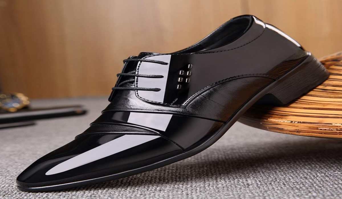  Black formal leather shoes + price 