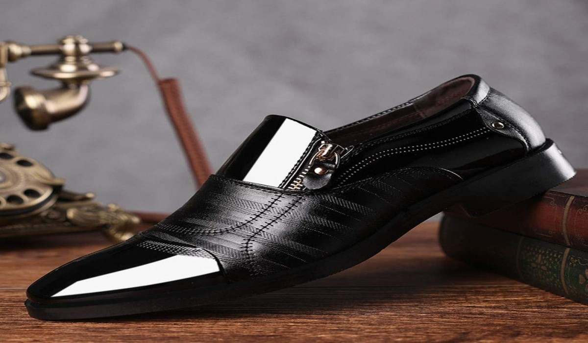  Black formal leather shoes + price 