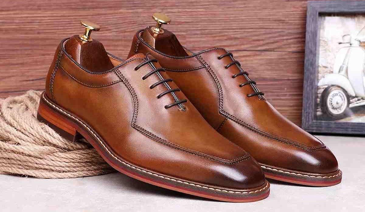  Men's soft leather oxford shoes + The purchase price 