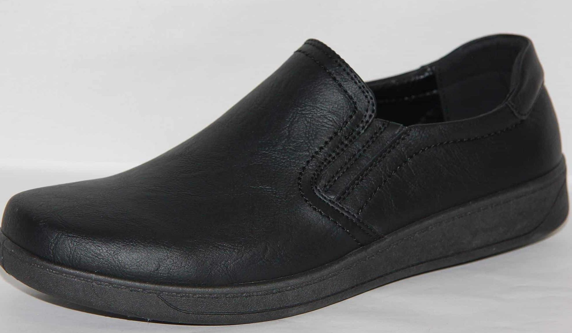  Leather shoes casual without laces 